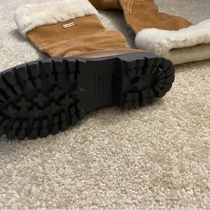 Hunter Steamboat Shearling Boots